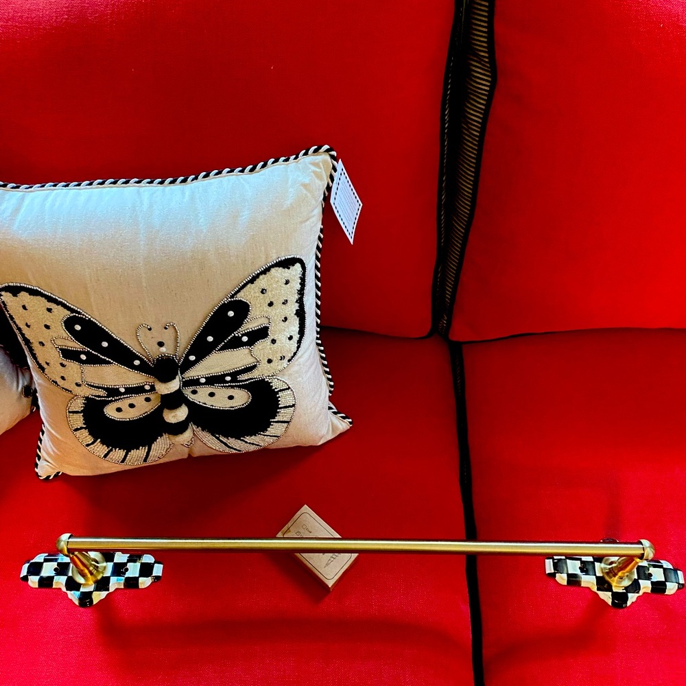 Mackenzie Childs towel rack